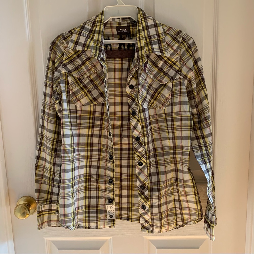 G-STAR RAW plaid shirt